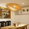 Pendant Lamps Modern Restaurant Bamboo LED Lights Wood Lamp Diningroom Livingroom Restroom Hanging Loft Vila Kitchen Home Light