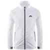 جاكيتات الجولف الصيفية Men Sun Sun Protection J Lindeberg Fashion Casal Windbreaker Zipper Wear 2209083605821