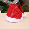 New Christmas Santa Bright Gold Silver Red Gifts Fun Props Decor Hats Home Party Supplies Hats