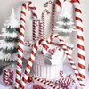 Decorações de Natal Outras suprimentos de festas de evento Decorações Red e White Dress Up Pingnder Wedding Props Tree 220908