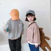 フーディーズスウェットシャツkoodykidsキッズボーイズガールズ濃厚なストライプスウェットシャツ幼児の女の子の男の子ゆるい冬のスウェットシャツベルベット加算された男の子の服0908