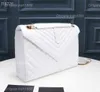 Designer de luxe sac pour femme mode couture grand V-grid style horizontal sacs carrés caviar peau de vache enveloppe sac chaîne à main sac à bandoulière