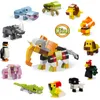 Вечеринка Мини -строительные блоки Mini Blorks Cars Toys Set для сборки для мальчиков.