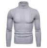 스웨터 남자 양모 거북 목 상단 가을 봄 겨울 두께 스웨터 밝은 회색 어두운 회색 검은 카키 스웨터 9805