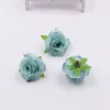 Faux Floral Verdure 5 pcs Simulation Petit Bourgeon De Thé Rose Fleurs Fraîches Et Artificielles Blanc Rouge Fleur De Soie Décoration Tête De Fleur DIY Accessoires J220906