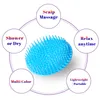Hårborstar l Scalp Exfoliator Brush mjäll Rengöring Flexibelt masr duschchampo för hemmakontorets resor och Petsflexi TopScissors AMZ3T