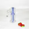 big Ash catcher 14mm 18mm joint hookahs ashcatcher 45 degree angle colorful Water Glass rigs bong pipes