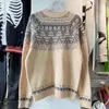 Herrtröjor Jacquard Kapital Fashion Sweater Men 1 1 Bästa kvalitet Vintage Casual Unisex Kapital Women O-Heck Sweatshirts Men Clothing T220906