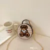 Kinder Plaid Geldbörse Herbst/Winter Kinder Retro Check Mini One Shoulder Tasche Mode Mädchen Prinzessin Kette Messenger Zubehör Geldbörsen F1502