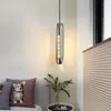 Kolye lambalar Nordic Kristal Başucu Oturma Odası Yatak Odası TV Duvar Dekoru Aydınlatma Bakır Asma Mutfak Fikstürü