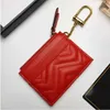 22ss Designer Coin Purses Holder Men Womens Cards Holders Black Lambskin Mini Wallets Coin purse Leather Bag291K