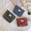 Cosmetic Bags Large Women Zebra Pattern Bag Canvas Waterproof Zipper Make Up Travel Washing Makeup Organizer Beauty Case