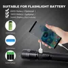 High Powerful XHP120 Led Flashlight Super Bright Zoomable Tactical Flashlight 18650 Or 26650 Battery Usb Rechargeable Flashlight J220713