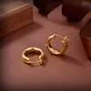 Gorgon Earrings stud العلامة التجارية الفاخرة الذهب مطلي 18 كيلو دانغر بالمرأة T0P جودة الزوجين على غرار مواد طبقات رائعة