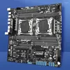 Cartes mères X99 Z8 double carte mère de bureau PCI-E 16X DDR4 8 2400 MHz emplacement mémoire NVME M.2 Interface SATA3.0 9 ALC662 5.1