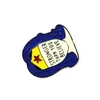 Wonder Woman Alloy Broches Creative Anime -personages Badge Stronger dan u gelooft Letter Pins2757175