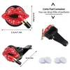 Air Freshener Red Lips Car Vent Clip Charms Bling Decoration Diffuser Rhinestone Vae Stem Caps With Usb Charger Accessori Topscissors Amajh