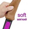 Sex Massager Sex Massager Sex Toy Massager Calefacción Realista Consolador Vibrador para Mujer 10 Velocidad Curva Suave Enorme Pene G Punto Vagina Ano Masturbador Adulto Juguete