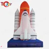 buitenactiviteiten 4m High Giant opblaasbaar ruimteschip space shuttle Raketmodel voor reclame