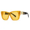 Cat Eye büyük boy serin şık kadın güneş gözlüğü moda leopar spor güneş gözlükleri balıkçı göz kıyafetleri moda lüks tasarımcı ile bo194b