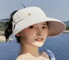 Летняя подбодная двое в солнцезащитных шляпах для женских козыреш