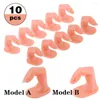 False Nails 1/5/10Pcs Practice Finger Manicure Hand Acrylic Nail Tips Fake With Design Swatches Plastic Display Tool