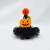 Accessoires pour cheveux Boutique en gros 12pcs Mode Glitter Star Pom Hat Pins Bow Pumpkin Bat Clips Halloween Party 220908