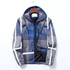 Herrjacka kvinnlig designer Autumn New Striped Plaid Pocket Hoodie Hat Men's Sportwear Casual Outdoor Top Asian Size M-3XL