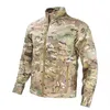 Kamouflage vindbrytare Taktisk utomhusjacka Sport Woodland Hunting Clothing Coat Combat Clothing No05-208B