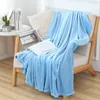Design Throw Blanket Comfy For All Seasons 9 Colors Optional Adults Home Portable Sofa Bed Warm Soft Solid Modern Simplicity Style Blankets