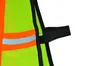 Altri dispositivi di protezione L 41112 Gilet di sicurezza con strisce riflettenti Poly conforme agli standard Ansi/Isea Taglia unica Verde lime neon Mxhome Amnvc