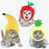 Chat Costumes Mode Dress Up Oreilles Doux Costume Pet Furry Hat Lion Mane Perruque Halloween Party 220908