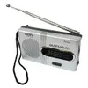 AM/FM Dual Band Receiver Ricevitore Telescopico Antenna Mini Player Radio per altoparlante Elder incorporato da 3,5 mm Jack