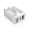 Qc3.0 pd carregador rápido 65w gan USB c carregador de parede 2 porta de carregamento rápido acessórios para celular Adaptador plug plug