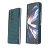 Custodie slim originali in fibra di carbonio aramide per Samsung Galaxy Z Fold 4 con copertina rigida verde opaca
