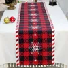 Autres fournitures de fête d'événement Jouet de Noël Chemin de table Tissu Décoration joyeuse pour la maison Nappe Ornement de Noël Navidad Notal Noel Yea 220908