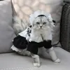 猫の衣装猫のメイドの衣装春と夏のcosユニフォームが猫の服に変身したペットスカート犬服の供給220908182r