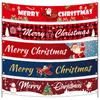 Christmas Decorations Banner Santa Claus Xmas Tree Elf Snowman Train Table Flag Kids Favor Merry Decor For Home 2022