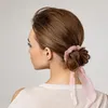 Haargummibänder L Seidenschleife Scrunchies für elastische Krawatte Ohr Frauen Mädchen Vintage Rutschfeste Satinseile Schal Stirnbänder Ponyta Mjfashion Amnfv