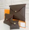 محفظة مصممة جلدية للنساء مصمم متعدد الألوان حامل بطاقة