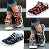 Halloween Pumpkin Women Scarpe Sneaker Casual Sneaker Allenatori piatti Casuals Skull