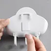 Крюки облачный дизайн самоклеящий сдержанный держатель для держателя крючок крючок для ванной комнаты сильная вискоза Инструменты для очистки