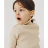 Pull Pulls Bébé Garçons Filles Enfants Col Roulé Automne Vêtements D'hiver Tricoté Fond Vetement Enfant 220914