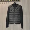 Men's Down Parkas Gollar Vertical Knit Stitching Down Jacket Men Men Short Home Light Sweater Jack 220909