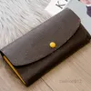 Wallets Fashion Women Clutch Wallet Quality Fold Wallets Ladies Long Classical Old Flower Purse Luxurys Pu Leather Bag Credit Cards Slots