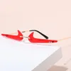 Sunglasses 2022 Fashion Small Rimless Men Women Hook Shape Eyewear Funny Tick Ocean Lens Sexy Prom Sun Glasses4209879