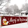 Andere Event Party Supplies Weihnachtsspielzeug Oxford Tuch Outdoor Banner Fröhliche Dekoration für Zuhause Cristmas Deco Weihnachtsflagge Navidad Noel Happy 220908