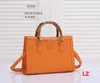 Evening Bag Top quality Genuine leather Bag Diana Women's embossing tote crossbody Luxury designer bags fashion bamboo handbag Shoulder Bags