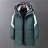 Piumino da uomo Parka Inverno Anatra Bianca Giubbotti Uomo Con Cappuccio Spessa Calda Collo di Pelliccia di Alta Qualità Cappotti Maschili Casual Outerwer Y22