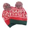 Manufacturers autumn or winter Christmas series snowflake elk knitted hat women's European and American acrylic wool ball wool hats